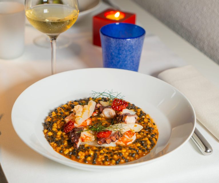 Felix Hotels_Porto San Paolo_Felix Bistrot_Fregola bicolore ai frutti di mare