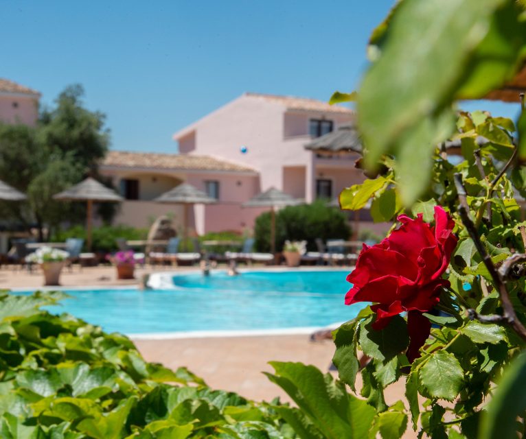 Vista piscina Hotel Airone