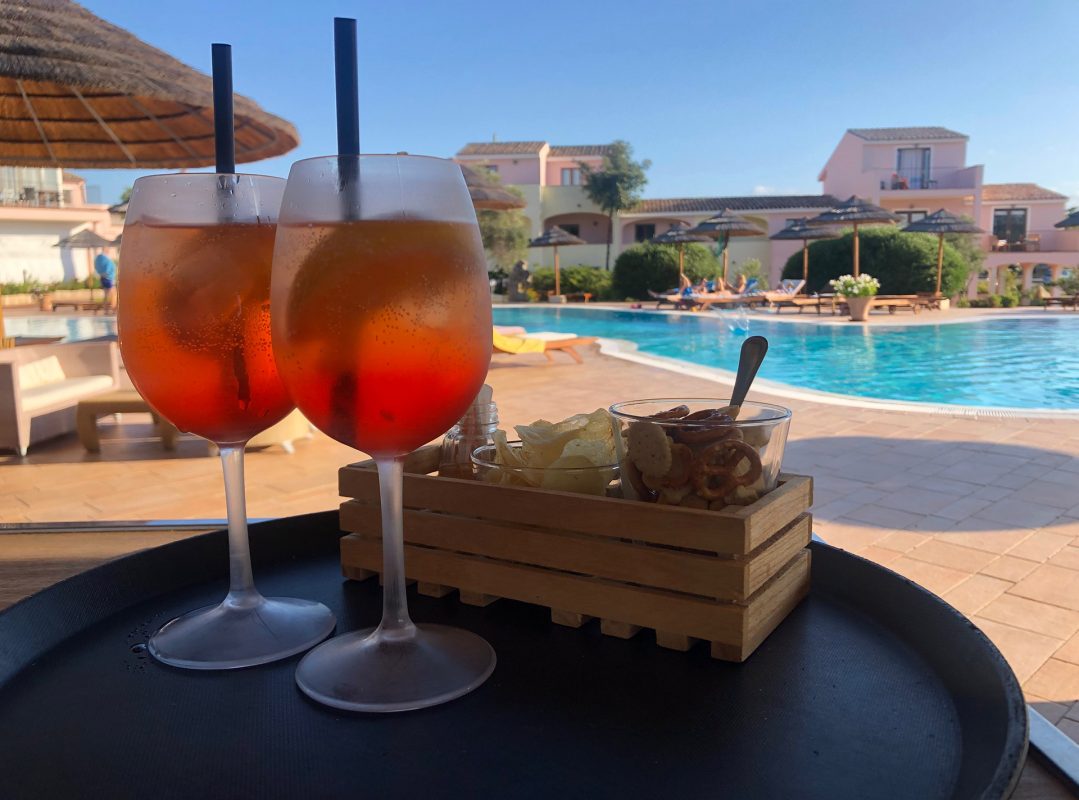 Hotel vista piscina Baja Sardinia Airone Sardegna